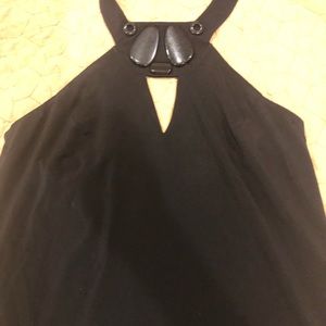 Halter black dress